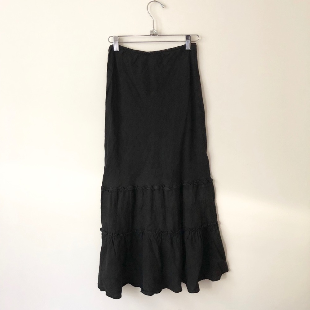 Anthropologie Odille Linen Boho Skirt